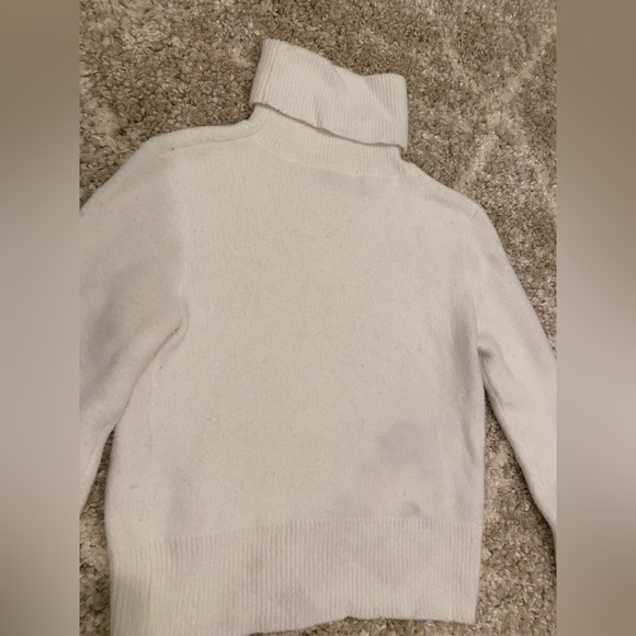 ZARA crop turtleneck sweater - white - Picture 9 of 11